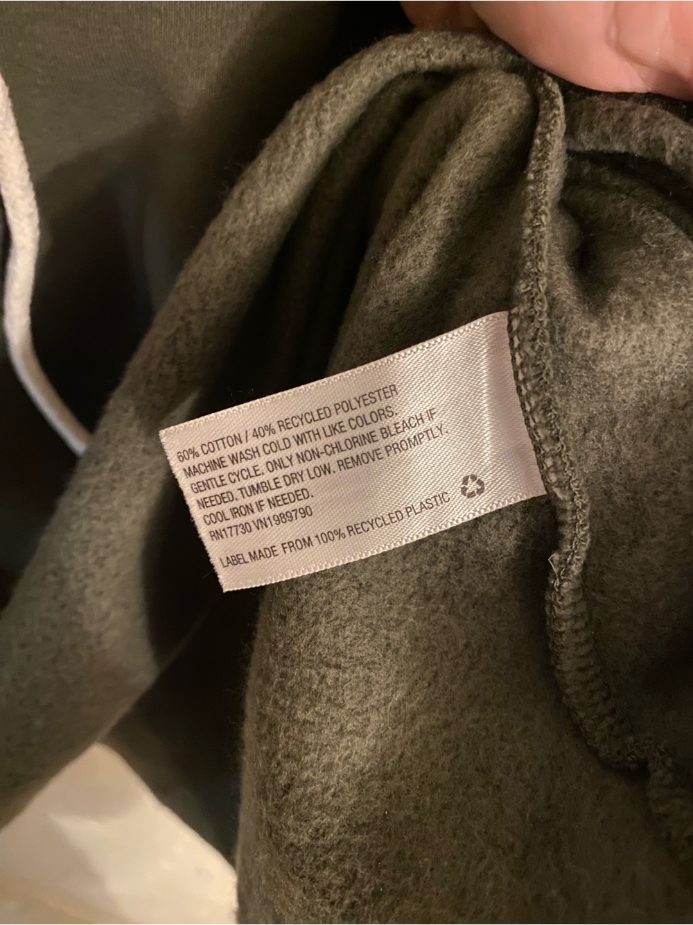 Green Wild Fable Cropped Hoodie - Picture 5 of 8